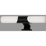 Briloner - LED spiegellamp voor badkamer, IP44, lichtkleur neutraal wit, 7 W, zwart, 32 cm