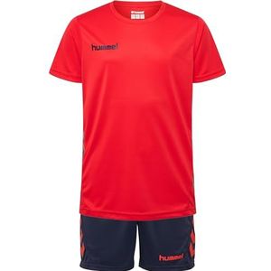 hummel Youth Junior Duo uniseks trackset, rood/marineblauw, 10 jaar EU