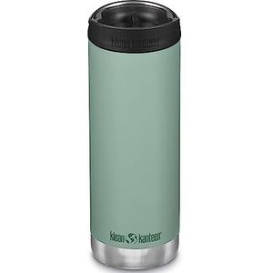 Klean Kanteen TKWide thermosfles, 16 oz met koffiedop, beryl groen