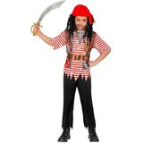 Widmann - Piratenkostuum, overhemd, broek, bandana, piraten, bandit, themafeest, carnaval
