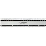 Westcott E-10190 00 aluminium liniaal bijzonder antislip, 20 cm, 8 inch