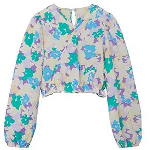 Name It Nlffilower Ls Shirt Débardeur Les Filles, Swim Cap/Aop:flowerprint, 158-164