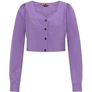 myMo ROCKS blouse, paars, S, dames, violet, S, Paars.