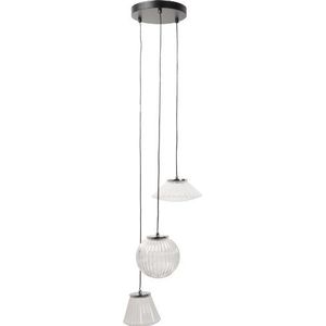Zuiver 5300030 Sparkle Hanglamp, glas, helder, 152 x 25,5 x 152 cm