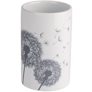 Wenko Tandenborstelhouder Astera 7 X 11 Cm Keramiek Wit/grijs