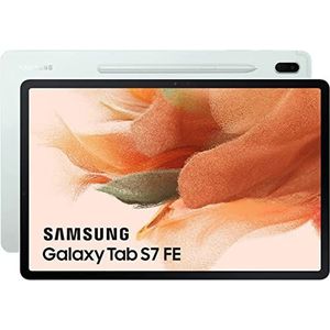 SAMSUNG Galaxy Tab S7 FE Tablet 12,4 inch (WiFi, 6 GB RAM, 128 GB geheugen, Android) groen [Spaanse versie]