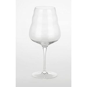 Vitaal wijnglas met Bloem des Levens, mondgeblazen, Nature's Design