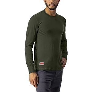 CASTELLI Merino Ls Tee T-Shirt Homme, Military Green, XS