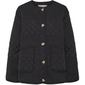 YAS Yaslaurie Ls Veste rembourrée pour femme S Noos, Noir, numeric_38