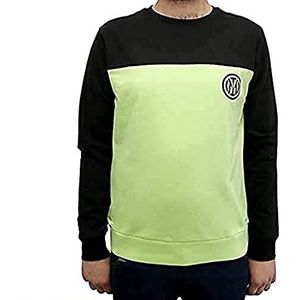 Fc Internazionale Heren ronde hals sweatshirt zwart - groen, M, zwart/groen