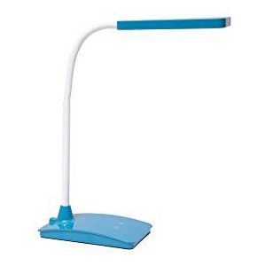 Maul MAULpearly Colour Vario LED tafellamp bureaulamp krachtige bureaulamp met kleurtemperatuur 3000-6500K Atlantisch blauw