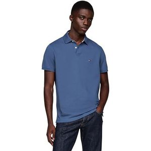 Tommy Hilfiger Core Tommy Regular poloshirt voor heren (1 stuk), Blauw (Aegean Sea)