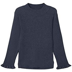 NAME IT Nmfvianna Ls Slim Knit N Gebreide trui voor meisjes, Dark Sapphire