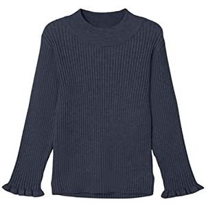 NAME IT Nmfvianna LS Slim Knit N Pull en tricot pour fille, Dark Sapphire, 110