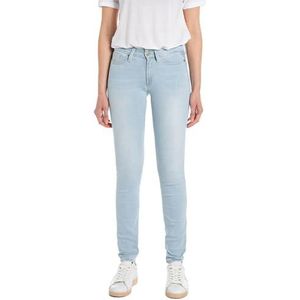 Replay Wh689 New Luz Power Stretch damesjeans, Super Light Blue 0112