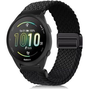 YealRed 20 mm nylon armband compatibel met Garmin Forerunner 165 / Forerunner 165 Music/Vivoactive 5 / Venu Sq 2 - Sporthorlogebandje voor Garmin Vivomove Sport/Venu 2 Plus