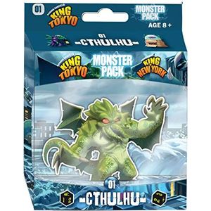 Iello King of Tokyo: Cthulhu Monster Pack gezelschapsspel vanaf 8 jaar, 2-6 spelers, speeltijd 30 minuten