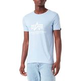 Alpha Industries Basic 100501 - T-shirt - normale maat - korte mouwen - heren, Lichtblauw