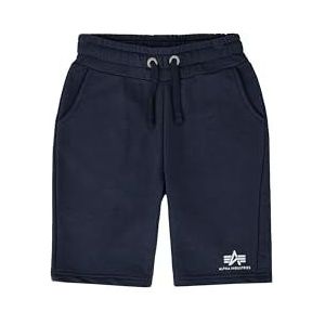 ALPHA INDUSTRIES Short de jogging basique unisexe pour enfant et adolescent, Rep.blue, 146-152