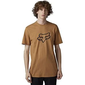 Fox Racing T-shirt à manches courtes Legacy Fox Head pour homme, cognac, M