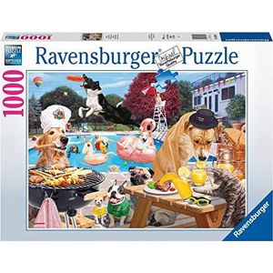 Ravensburger Puzzel dag van de hond, puzzel, 1000 stukjes