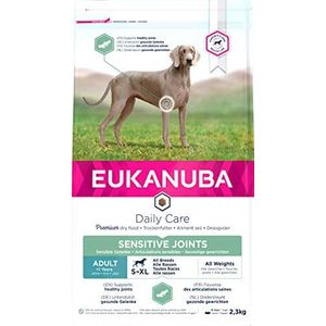 Eukanuba Daily Care Sensitive Joints Droogvoer voor honden met gewrichtspijn, speciaal voer voor alle volwassen rassen, 2,3 kg