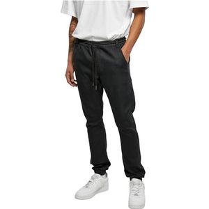 Urban Classics Pantalon de jogging en denim tricoté pour homme, Noir délavé véritable, 4XL