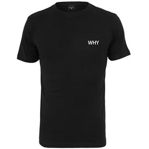 Mister Tee Why T-shirt voor dames, zwart.