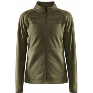 Craft ADV EXPLORE FLEECE MIDLAYER | Fleecejas voor dames M | Rift | Geborsteld fleece | Met duimgat | Zakken met ritssluiting | Sneldrogende jas voor dames | Fleece jas voor buiten