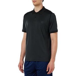 JP 1880 Jay-pi Quickdry golfpoloshirt voor heren, korte mouwen, zwart, 3XL oversized, zwart.