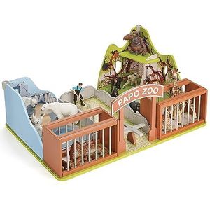 Papo -Wild Dierenrijk -De Dierentuin-60107-Speelomgevingen-Voor kinderen - Geschikt voor jongens en meisjes - Vanaf 3 jaar