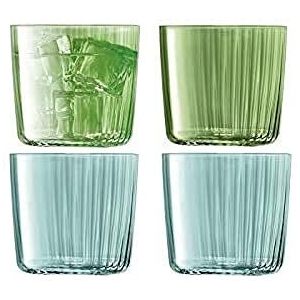 LSA Gems GM03 mondgeblazen en handgemaakte Jade glazen, 310 ml, 4 stuks