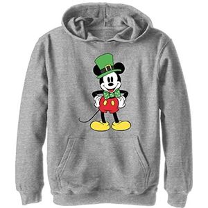 Disney Mickey Mouse St. Patty jongens hoodie grijs gemêleerd atletic S, atletisch grijs gemêleerd