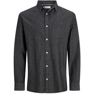 JACK & JONES Chemise en jean Jjetexas Ls Noos pour homme, noir/denim, XXL