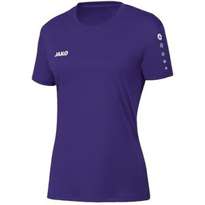 JAKO Maillot Team à manches courtes pour femme, violet, 34