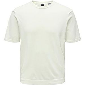 ONLY & SONS Pull pour homme, Star White, L