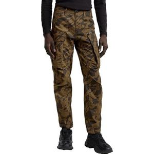 G-STAR RAW Herenbroek Rovic Zip 3D Straight Tapered Pant, Veelkleurig (Shadow Olive Island Camo D02190-d553-g739)