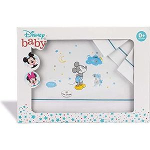 Amazon Disney Mickey beddengoed voor maxibedden, wit en blauw