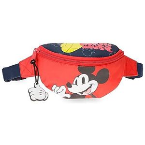 Disney Mickey Mouse Fashion heuptas kleurrijk 27 x 11 x 6,5 cm microvezel, meerkleurig, riemtas