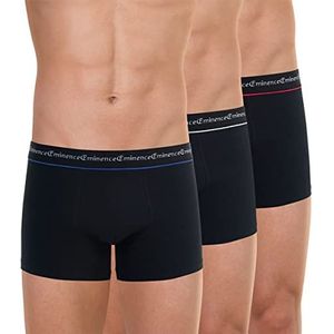 Eminence Zakelijke boxershorts voor heren (3 stuks), zwart.