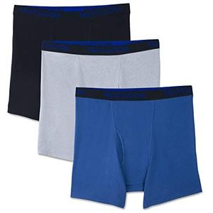 Fruit of the Loom Ademend ondergoed boxershorts voor heren (3 stuks), Big Man - Katoen Mesh - Set van 3 - Geassorteerd