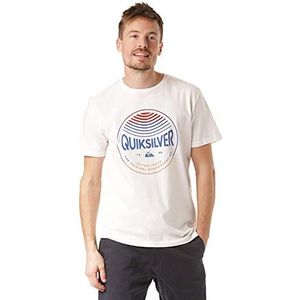 Quiksilver Colors in Stereo T-shirt voor heren, Sneeuwwitje