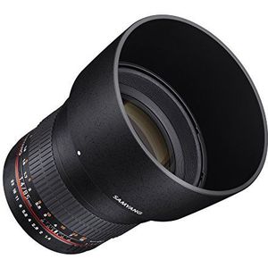 Samyang SY85M-FX F1.4 85mm ultragroothoeklens voor Fuji X Mount camera's, zwart