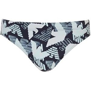 Maillot de bain avec logo macro Eagle bas, Bleu marine/Eagle Print2, 46