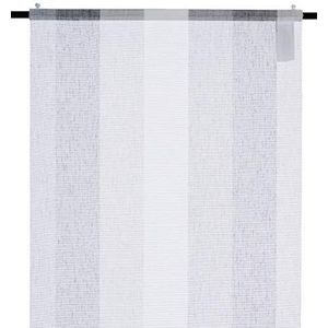 Home Fashion Paneelgordijn met lange strepen, 245 x 60 cm, grijs