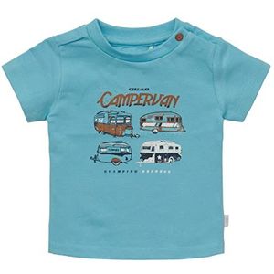 Noppies Baby Huaian Baby Jongens T-Shirt Milky Blue P895, 74, Milky Blue – P895