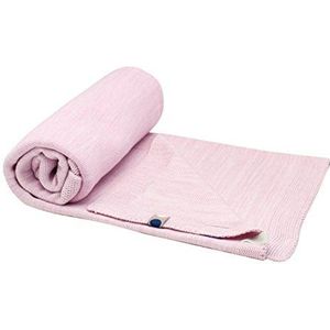 Snoozebaby deken, voor eenpersoonsbed, poederroze