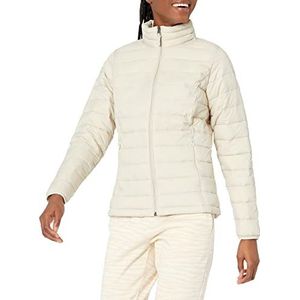 Amazon Essentials Veste matelassée légère à manches longues, imperméable et pliable (disponible en grande taille) pour femme, pierre (taille XXL)