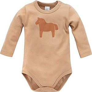 Pinokio Baby jongen lange mouwen body bruin 62, Bruin