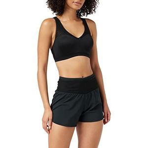 Mizuno Damesshort met meerdere zakken, zwart.